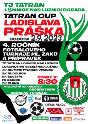 Tatran cup Ladislava Práška IV. ročník - 2.9.2023