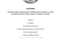 Pozvánka na volební valnou hromadu