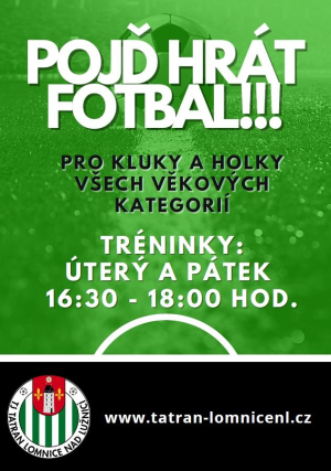 Nábor fotbalistek a fotbalistů 