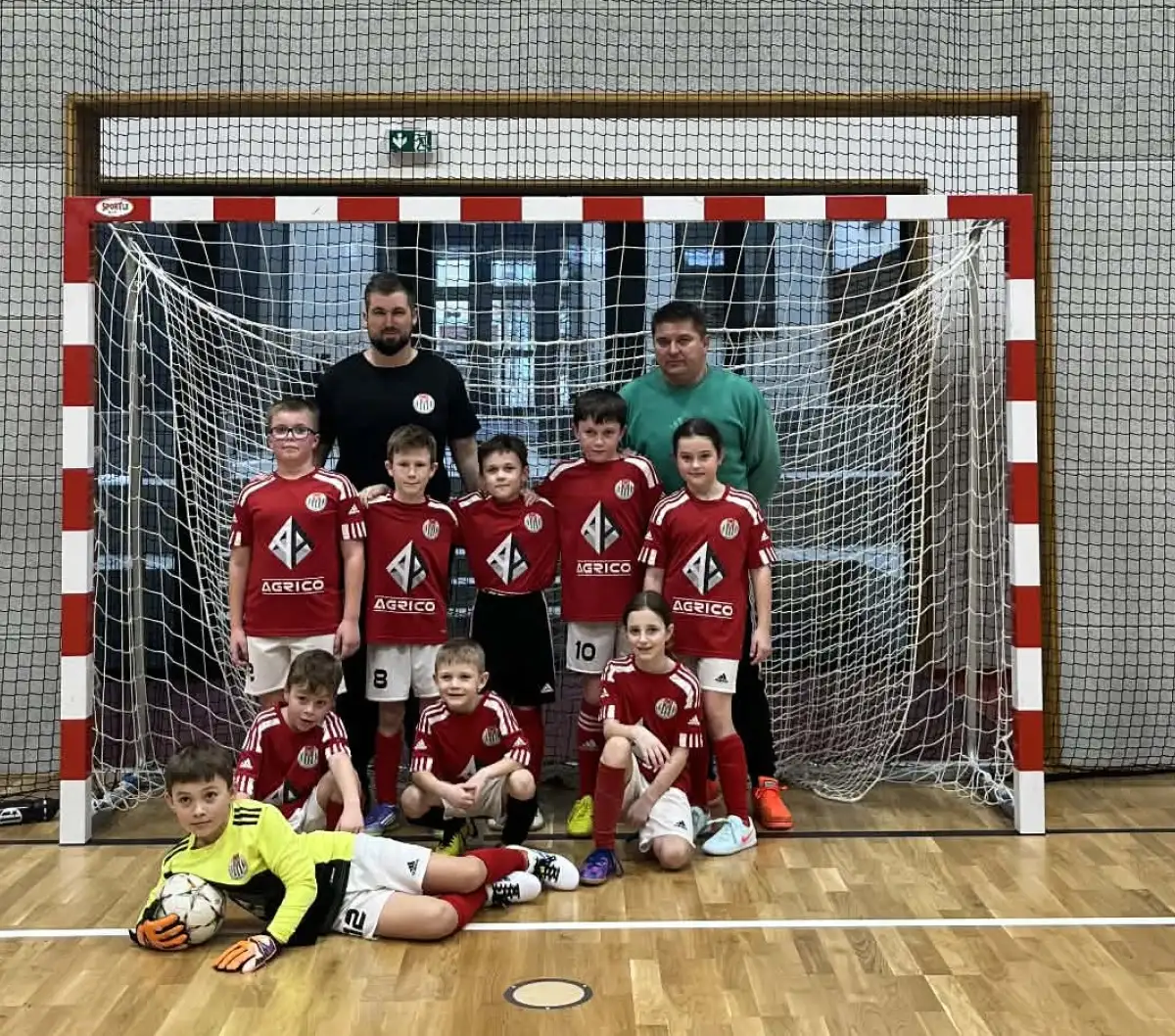 Mladší přípravka v zimě září!