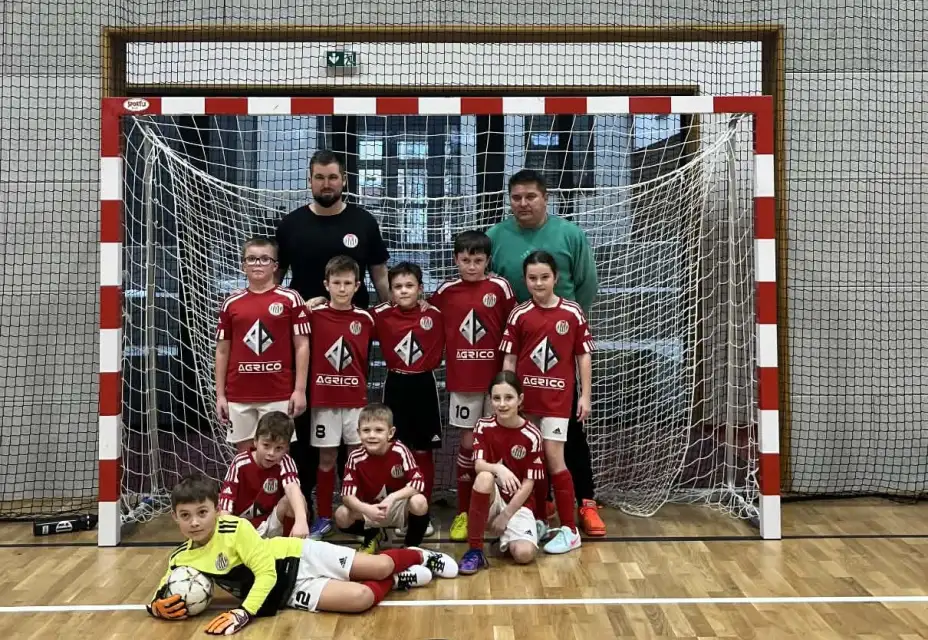 Mladší přípravka v zimě září!