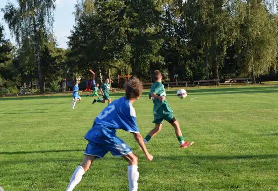 První mistrovský zápas starších žáků 